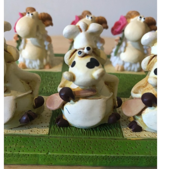 Vintage sheep and cows Tic Tac Toe VGUC - Picture 2 of 6